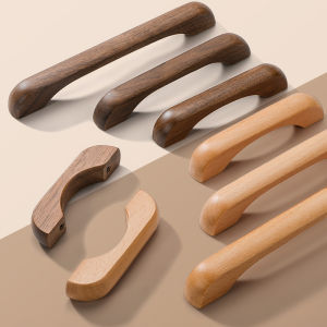 WANGDALI | Creamy Style Original Wood Colored Long Bridge Handle