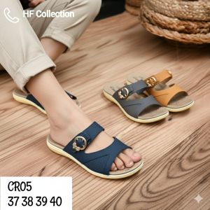 Sandal selop wanita merk carvil bahan sintetis size 37-40