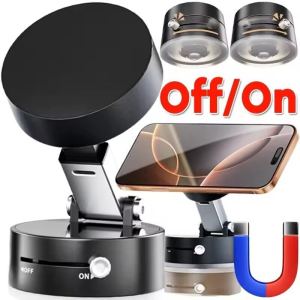 ที่วางโทรศัพท์แบบดูดสูญญากาศ / ที่วางโทรศัพท์แบบยึดด้วยถ้วยดูด / ขาตั้งแบบหมุนได้พร้อมถ้วยดูดแม่เหล็กพับได้อัตโนมัติ / ที่วางโทรศัพท์แบบดูดสูญญากาศที่หมุนได้