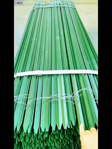 Tiang Besi  pagar 10 pcs Pagar Cyclone Column Iron Column Tiang pagar besi Fence Posts Triangle Steel Pro Fence Poles B