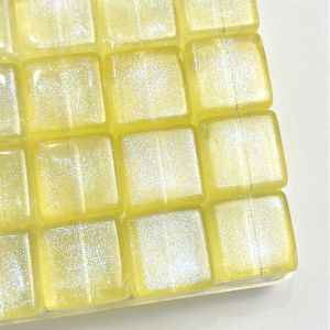 14mm 10Pcs Acrylic Beads Square Smooth Spacer Beads For Jewellery Making Supplies Bracelets Necklace Crafts DIY Accessories