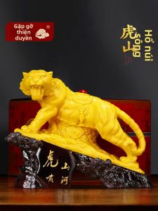 JUSHANYUAN | Zodiac Tiger Wealth Attracting Figurine