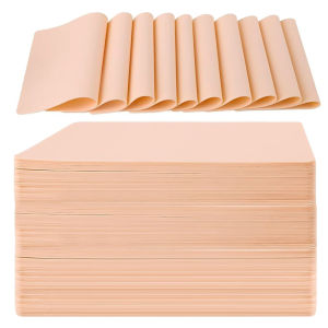 20/10/5/3/2pcs Tattoo Practice Skin Blank Fake Tattoo Skin Synthetic Leather for Permanent Makeup Tattoo Beginner Exercise Tool