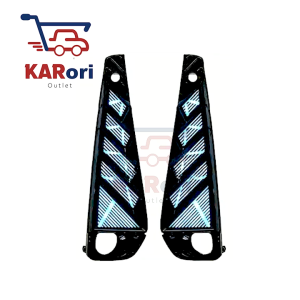 TOYOTA VELLFIRE AGH40 (2023-2026) FOG LAMP COVER WITH DYNAMIC DRL DAYLIGHT (3 COLOURS)