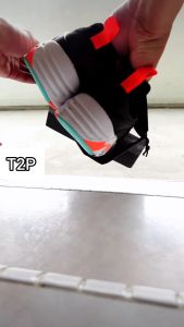 T2P Travel Storage Shoe Bag Sports Portable Shoe Bag Large Dust-proof Shoe Organizer Bags for Men and Women Shoes Black Grey