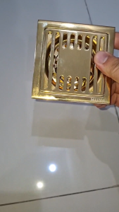 Floor Drain Kuningan Saringan Kamar Mandi Saringan Got Smart Floor Drain Anti Karat Kuningan