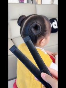 Headband Fixing Artifact Accessories Bud Bun Head Fluffy Curly Hair Circle Headdress 啪啪圈盘发器丸子头固定神器发饰女懒人扎花苞头蓬松卷头发圈头饰 H106