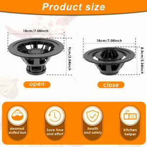 Safe Baozi Maker Machine Dumpling Momo Maker Mold  Pie Steamer Bun Mold for Home Reliable Baozi Bun Mold for Beginners