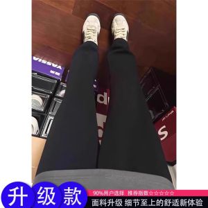 กางเกงวอร์มขาตรงสำหรับออกกำลังกายสำหรับผู้ชาย สีเทาชมพู ทรงหลวม กางเกงขายาวลำลอง ทรงหลวม ฤดูใบไม้ร่วง 2025 กางเกงขายาวทรงหลวม