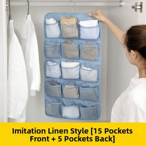 NASHENGHUO | Closet Dual-Sided Organizer Bag Underwear Storage