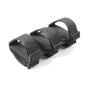 Adjustable Mount Strap Oxford Cloth Car Roll Bar Fire Extinguisher Holder Belt for Jeep Wrangler TJ JK JL 1997-2018