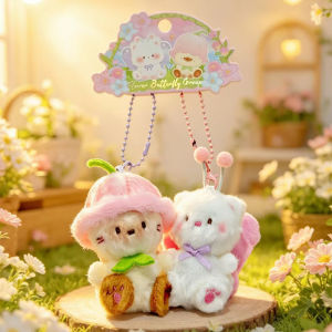 JIFANPAUL | Chuỗi Khóa Bông Đôi Hình Hoa Đẹp