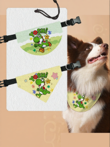 LEXI | Super Mario Yoshi Pet Bib Triangular Scarf