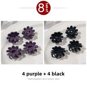 Mini Flower Hair Claw Clip for Thin Hair Small Size Womens Back of Head Hair Accessories Korean Style Fresh out Fashion