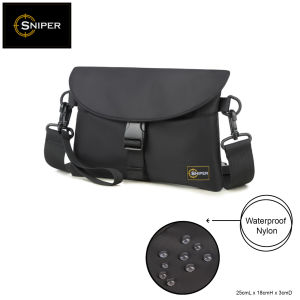 LAZ009) [SCENTED BAG WITH PERFUME] HOT ITEM! 3 in 1 Japan Design Waterproof Nylon SNIPER BAG Sling Bag Clutch Pouch Bag Cross