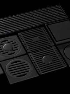 Xinkunlong Stylish And Durable Grey Floor Drain For Bathroom And Shower With Copper Core And 304 Stainless Steel