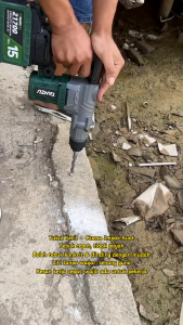 TANZU MT-21V 600W Brushless Cordless Rotary Hammer Drill SDS-PLUS Dual Working Modes Safety Clutch Compatible with MT-21V Lithium Battery for Concrete Work