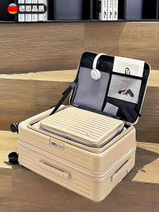 Large Capacity Side Opening Luggage Bag 20 Inch Expansion Check-In Box Mens Pull Rod Travel Suitcase Fashionable PC Material