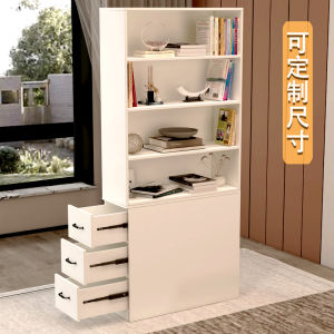Narrow Side Gap Pull-out Cabinet Shelf Living Room Cabinet Locker Vertical Sundries Cabinet Bookcase Narrow Custom