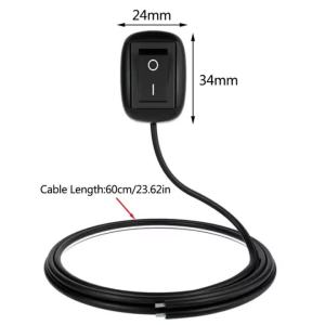 Công Tắc Bật/tắt Dán Trên Xe Hơi Loại Rocker 12V DC Gắn Bề Mặt Nút Nhấn Có Đèn LED Cho Nhiều Loại Đèn