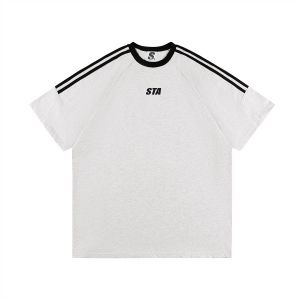 STA Flagship Store Cotton Blend Sleeveless T-Shirt for Men Women Loose Fit Casual Style Summer Daily Use