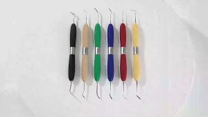 7/1pcs Dental Resin Filling Restoration Instruments Fillings Esthetic Restoration Tools Silicone Handle Dental Tools Plastic Trimmers