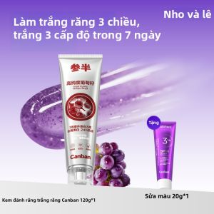 CANBAN | Kem Đánh Răng Làm Trắng Hơi Thơm Mát Ngăn Ngừa Sâu Răng Chiết Xuất Hạt Nho