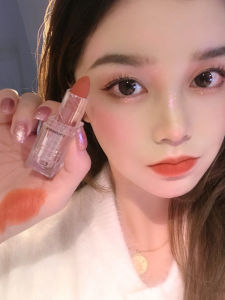New 3CE Evening Transparent Velvet Acrylic Lipstick Womens Brown Lip Glaze Matte Finish Long-lasting Color Any Skin Type