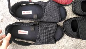 Zeisongs 2026 Summer dew toe Men Or Women diabetic Sandals female foot swollen feet wide magic stick shoes thumb outside the middle-aged old Mens sandals