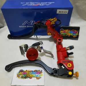 Handle Master Rem Nssn Blue-Black Full Set Kiri Kanan + 1Tabung Universal Matik Bebek Pnp Rx King/ Vixion/ Spacy/ Genio/ Byson/ Xabre/ Mio/ Vario/ Scoopy/ Klx/ Crf/ Aerox/ Mx 135/ F1zr/ Tiger/ Lexi/ Beat/ Xeon/ Fino/ Sonic/ Satria Fu/ Ninja/ R15 Dll