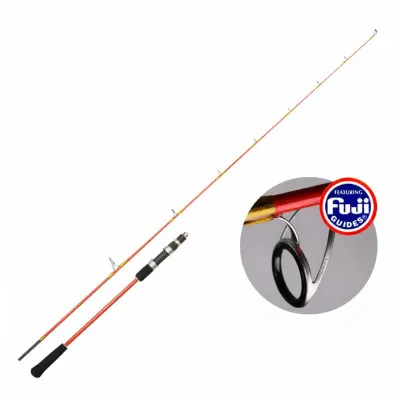 Lightweight Deep Sea Solid Carbon Slow Oscillation Iron Plate Pole Fishing Rod Nearshore Boat Fishing Rod Fuji Gun Straight Handle Boat Rod