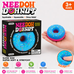 NeeDoh Dippin TPR Donut Sandwich Rebound Stress Relieving Toy Stress Relieving Toy Life and Work Toy
