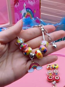 【Local Stock】Clay Beads For Bracelets Set Making Aesthetic Bracelets Set Kids Bracelet Jewelry Making Kit With Storage Box For Girls Ages 8-12【Fadikou】