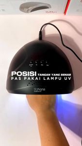 LAMPU NAIL ART SUN ONE UV LED NAIL LAMP 48W HIGH QUALITY / UV DRYER SUN ONE PENGERING KUKU KUTEK GEL 48W