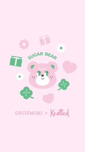 [Authorized Distributor] LIMITED EDITION Grosmimi X Knotted PPSU Sugar Bear Straw Cup (200/300ml)