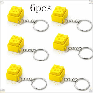 Bandai | Mini Cheese KeyChain Keyboard Stress Relief Fidget Button Cheese Keycap Fidget Clicker Keyboard Keychain Pendant Finger Toys
