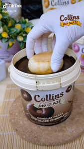 Collins Dip Glaze Topping Dipping Decoration & Filling 1kg Pil Semua Rasa
