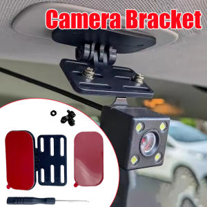 【Pphha】2Sets Car Rear Camera Bracket Universal Car Safe Driving Recorder Fixed Holder Dashboard Mirror Cam Backup Mount Rearview Camera Bracket