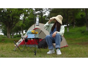 😲ฟรี ไฟตั้งแคมป์🤩เสาแขวนตะเกียง เสาแขวนไฟแคมป์ปิ้ง เสาไฟแค้มป์ปิ้ง ความสูง 92.5 ซม. ขาตั้งไฟตั้งแคมป์ สำหรับโคมแขวน