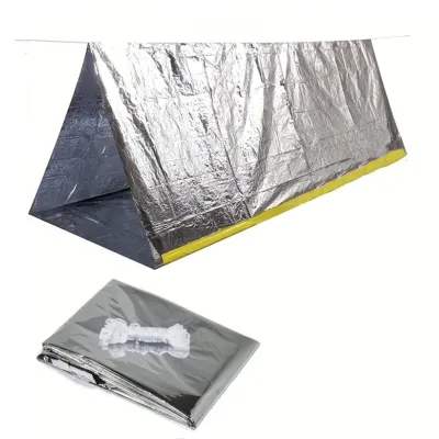 Emergency Tent Waterproof 2 Person Emergency Tube Tent for Camping and Outdoor Activities