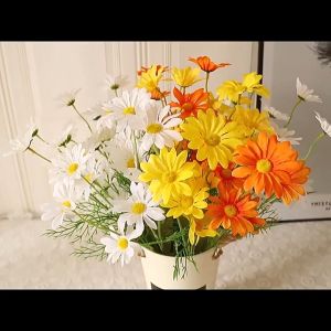 Bunga Plastik Interior: Bunga Krisan Plastik & Bunga Daisy Plastik