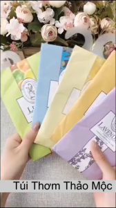 Túi Thơm Vỏ Lúa Mạch Treo Tủ – Set 5 Túi Giao Ngẫu Nhiên – Thảo Mộc Tự Nhiên Lưu Hương Lâu Khử Mùi