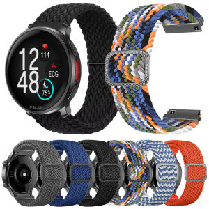 ถักห่วงไนลอนสําหรับ Polar Vantage V3 M2/M Grit X Pro สร้อยข้อมือสําหรับ Polar Ignite 3 2 Unite Pacer Band 20 มม.22 มม.
