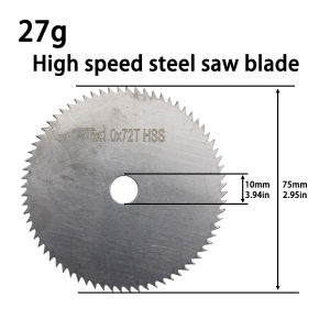 3-Inch Angle Grinder Cutting Saw Blade 75mm Grinding Wheel Louver Blade Power Tool Accessory Set DIY Projects