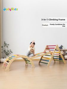 JollyKidz | Indoor Toddler Physical Training Climbing Frame Suitable for Small Spaces