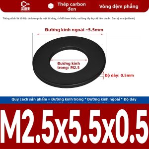 BAODEFENG | Mặt Bích Mỏng 8.8 Cấp Đen