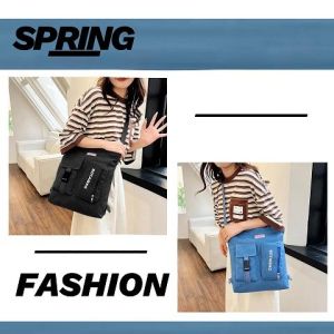 Xishop ใหม่จัดส่งไว กระเป๋าแฟชั่นลำลอง ดีไซน์สวย ออกแบบมามีหลายช่อง ขนาดใหญ่ ใส่ของได้เยอะมาก จะถือหรือสะพายก็ได้น้า มันปังสุด