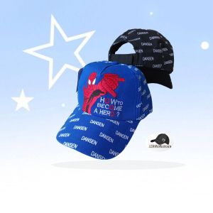 Topi baseball anak bordir Spiderman sablon dansen