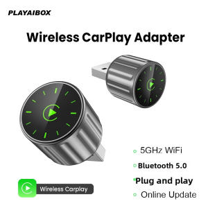 Wireless CarPlay Smart Dongle USB Plug And Play Connection OTA Update Universal For 98% Wired Carplay Cars For Audi Benz Volvo