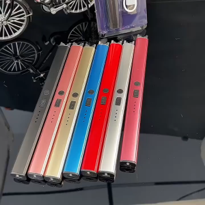 USB Rechargeable Safety Lighter Electronic Candle Lighter Windproof Flameless Safety Lighter